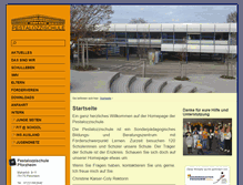 Tablet Screenshot of pestalozzischule-pf.de